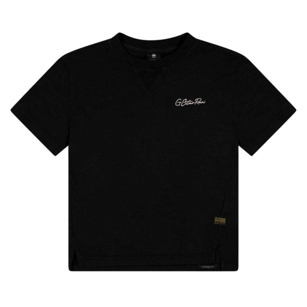 G-Star Childrens/Kids Logo Cotton T-Shirt / Black